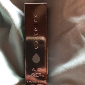 Glitter highlight drops